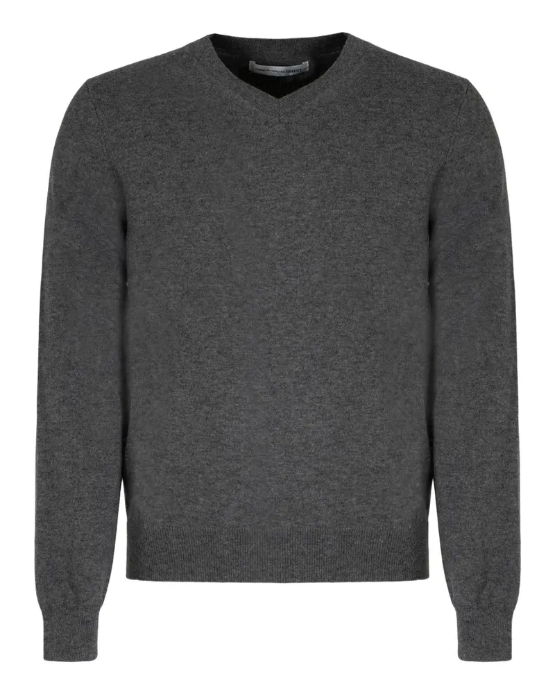 Comme des Garçons v-neck wool sweater - Grau Grau