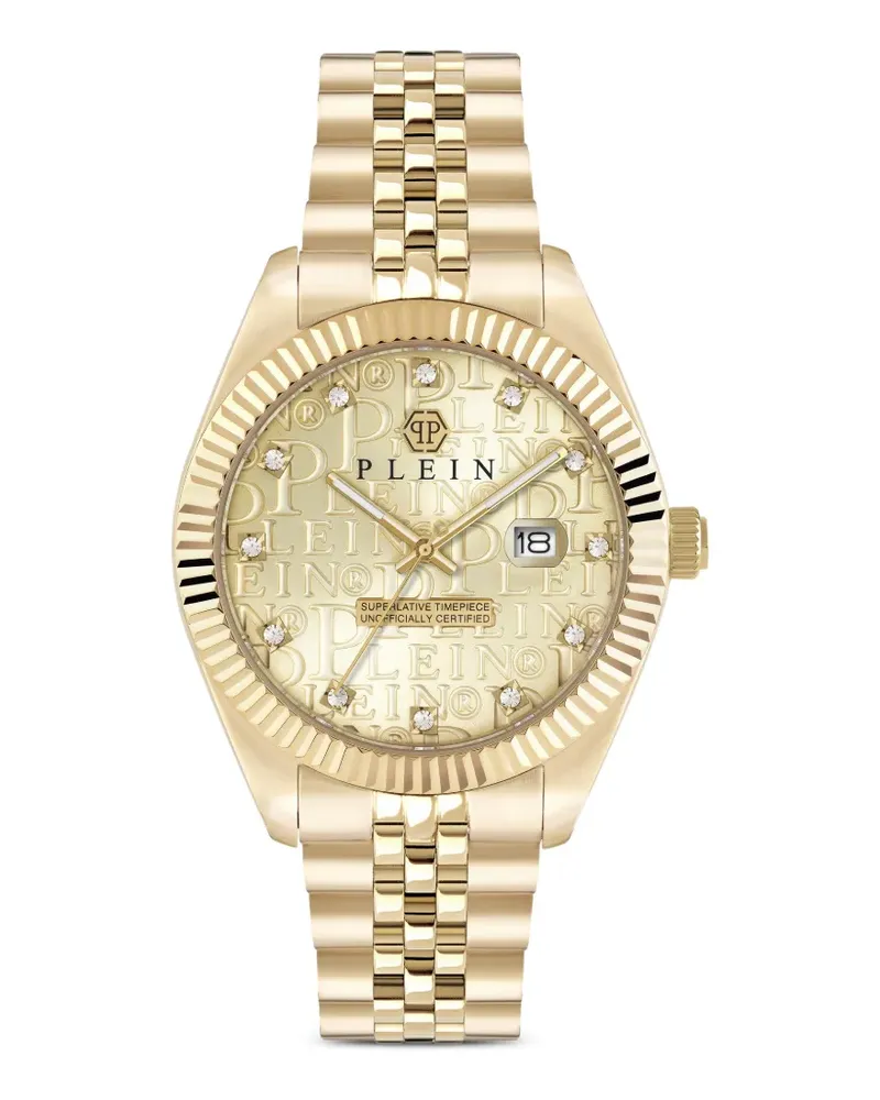 Philipp Plein Date Superlative Armbanduhr 41mm - Gold Gold