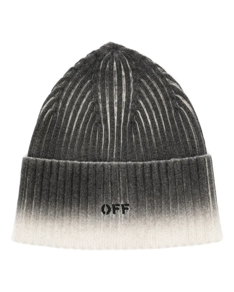OFF-WHITE Lockere Beanie - 110 WHITE - BLACK 110