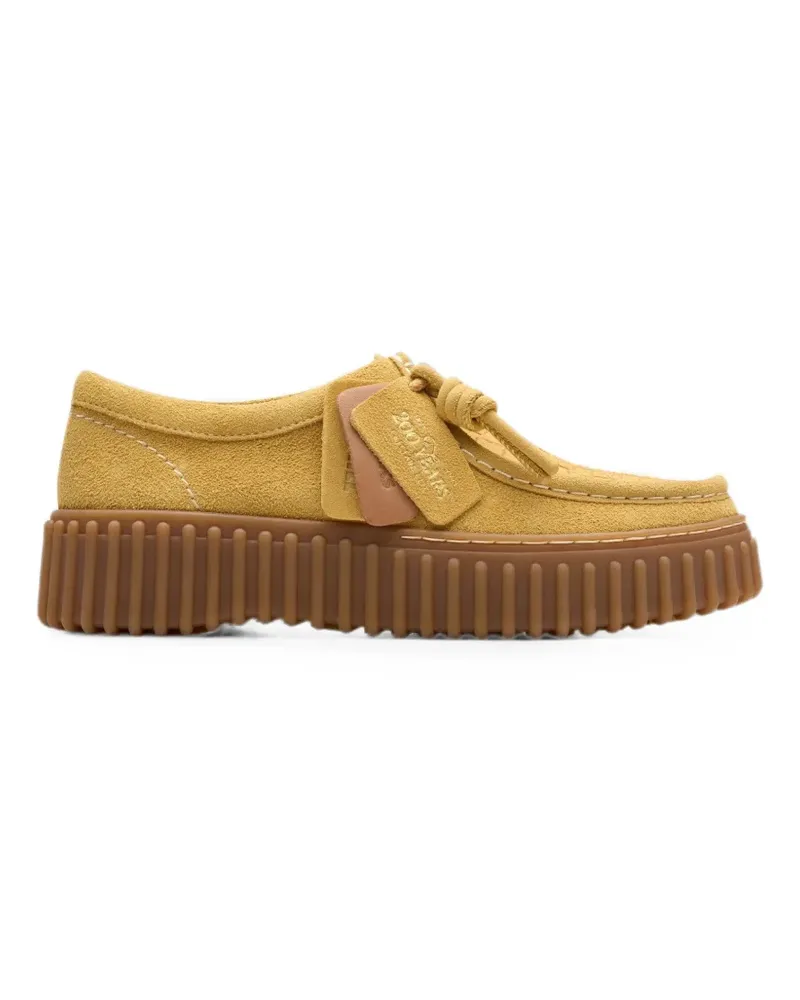 Clarks Torhill Bee suede Derby shoes - Gelb Gelb