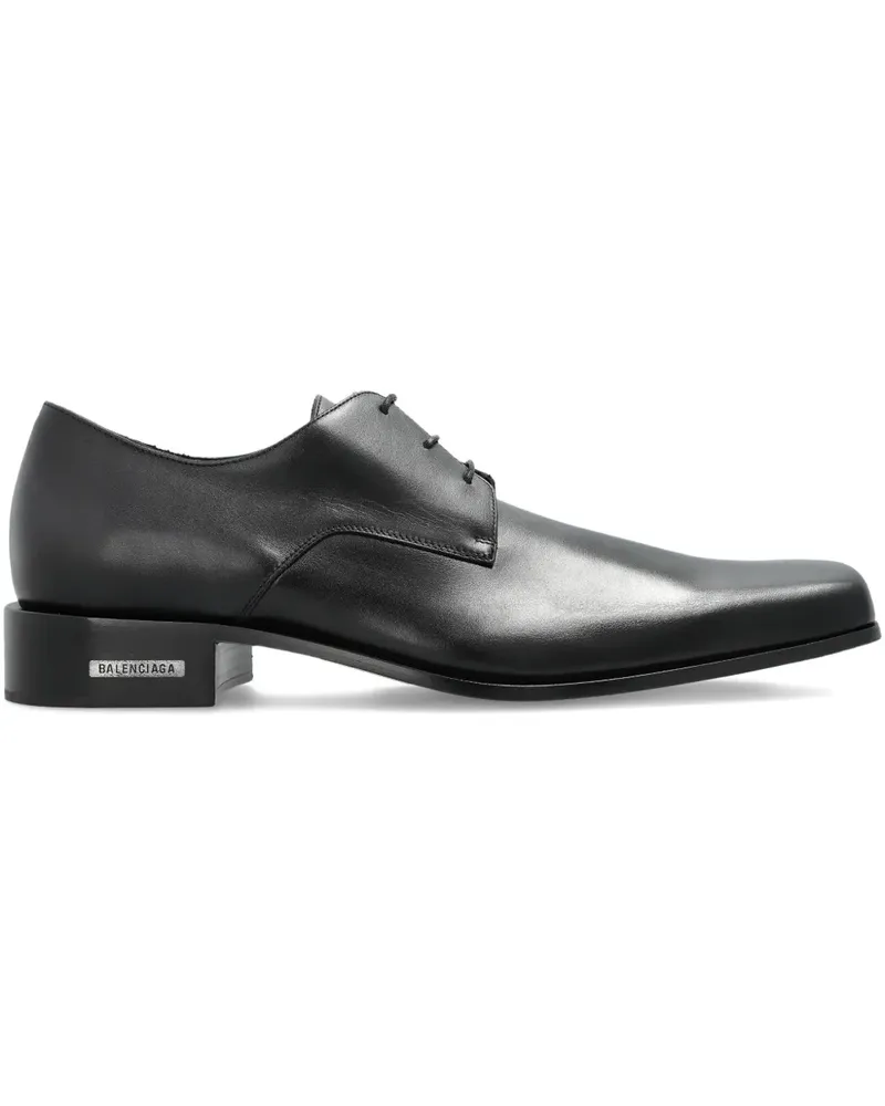 Balenciaga Oxford-Schuhe mit eckiger Kappe - Schwarz Schwarz