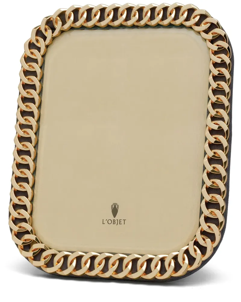 L’OBJET Cuban Link Bilderrahmen (20cm x 25cm) - Gold Gold