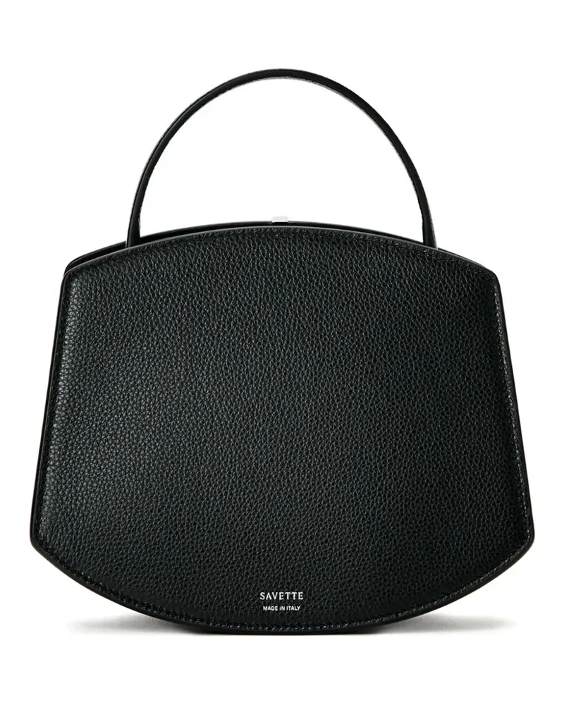 SAVETTE Strukturierter Florence 20 Tote Bag - Schwarz Schwarz