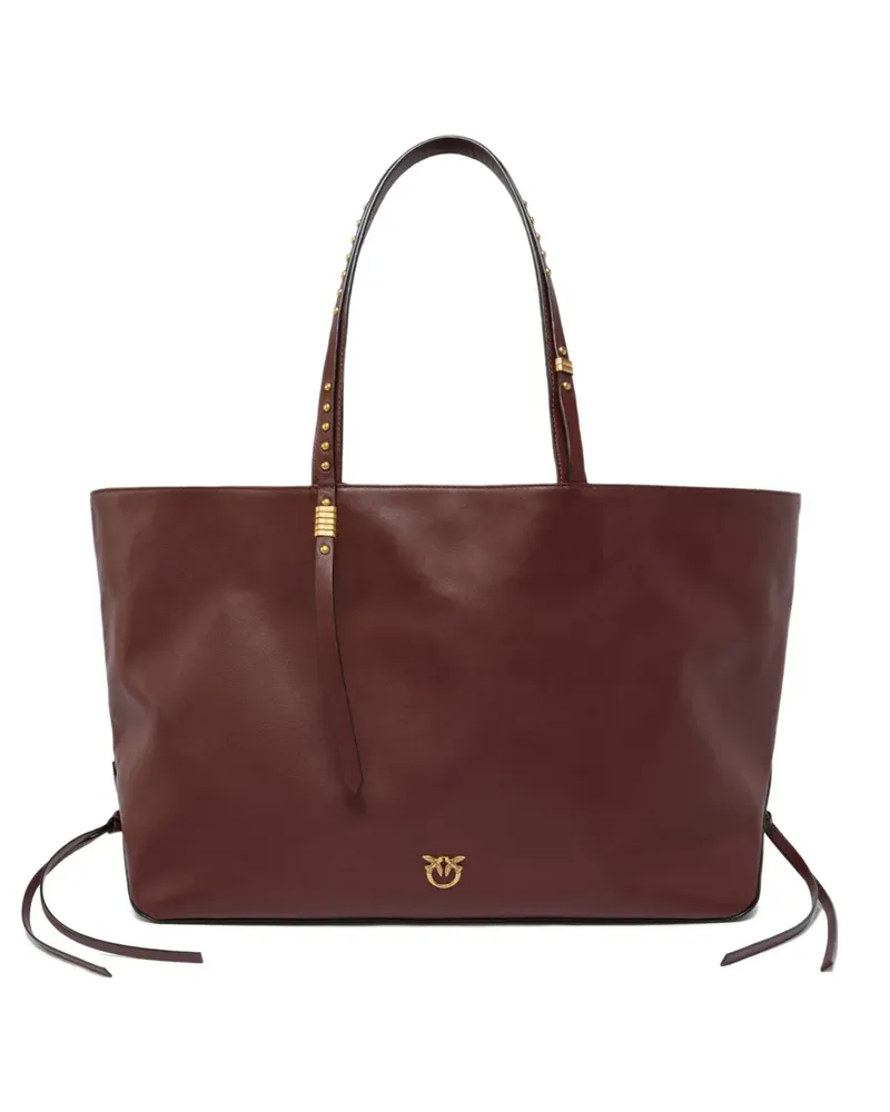 Pinko Tote Bag mit Nieten - Rot Rot