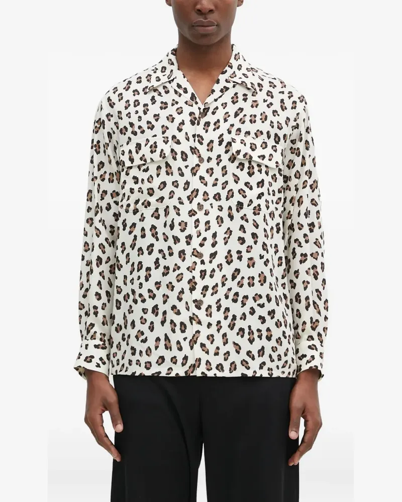 Wacko Maria Hemd mit Leoparden-Print - Nude Nude