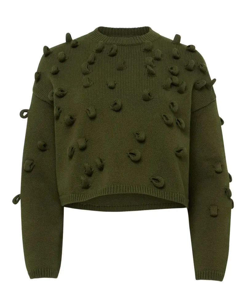 J.W.Anderson Texturierter Pullover - Grün Grün