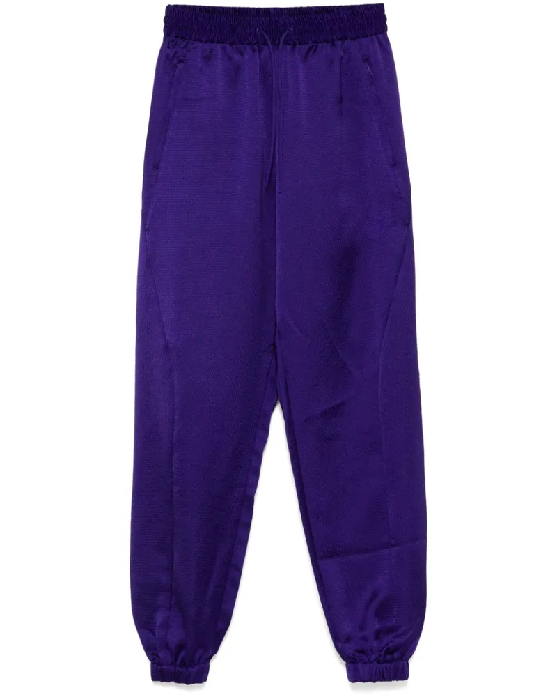Y-3 Jogginghose mit Logo-Print - Violett Violett