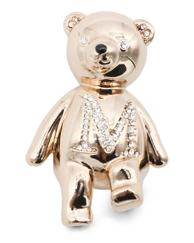 Max Mara Brosche mit Teddy - Gold Gold