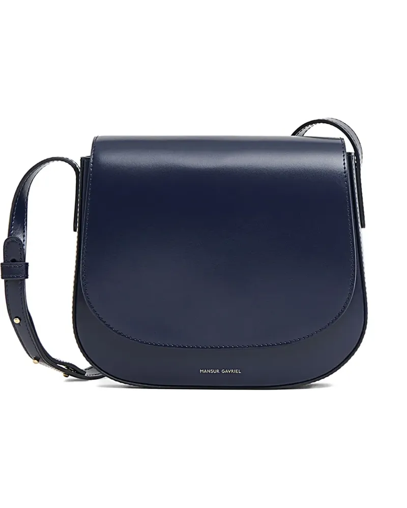Mansur Gavriel Umhängetasche aus Leder - Blau Blau