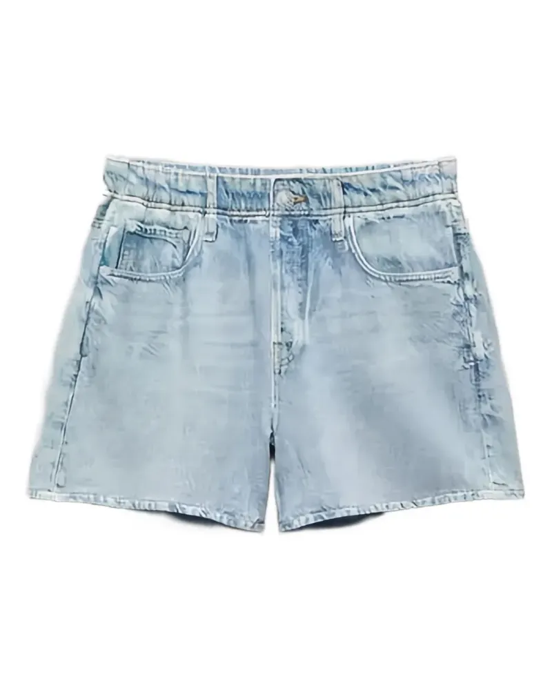 Rag & Bone elasticated-waist denim shorts - Blau Blau