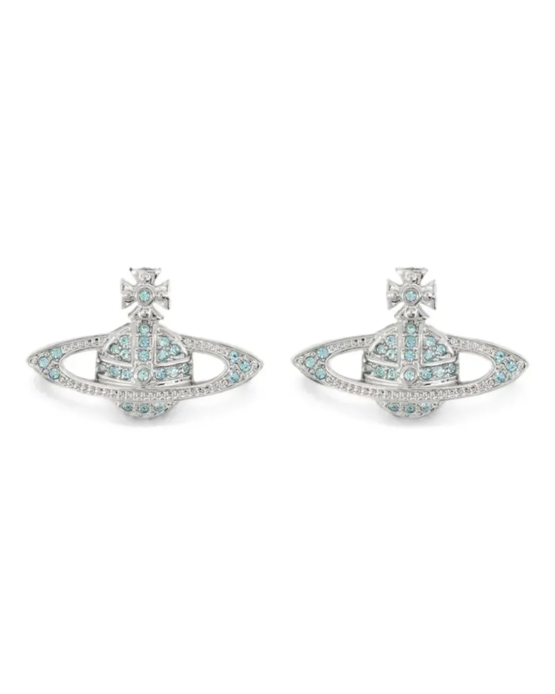 Vivienne Westwood mini Bas Relief earrings - Silber Silber