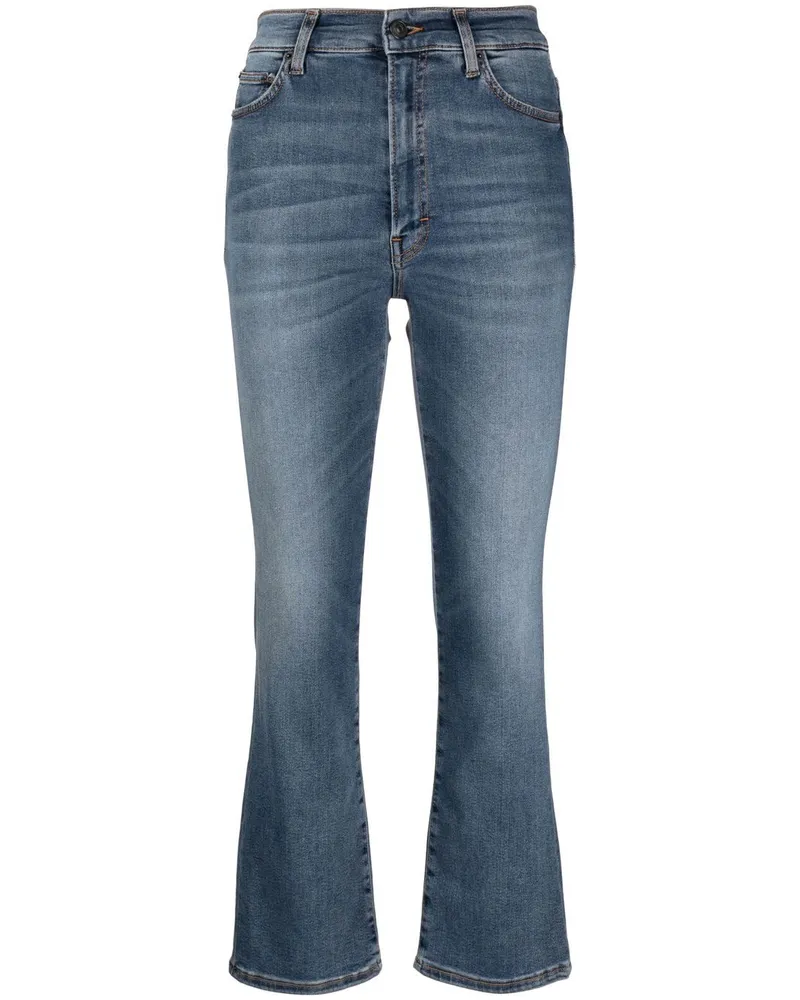 Haikure Ausgestellte High-Waist-Jeans - Blau Blau