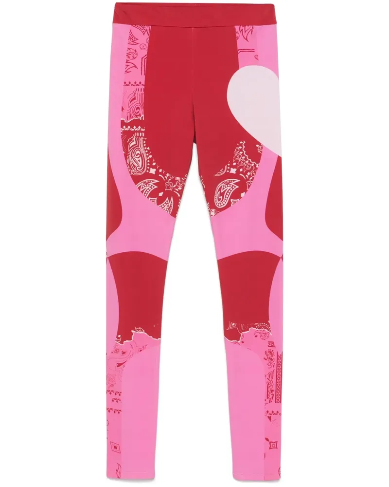 KHRISJOY Leggings mit Bandana-Print - Rosa Rosa