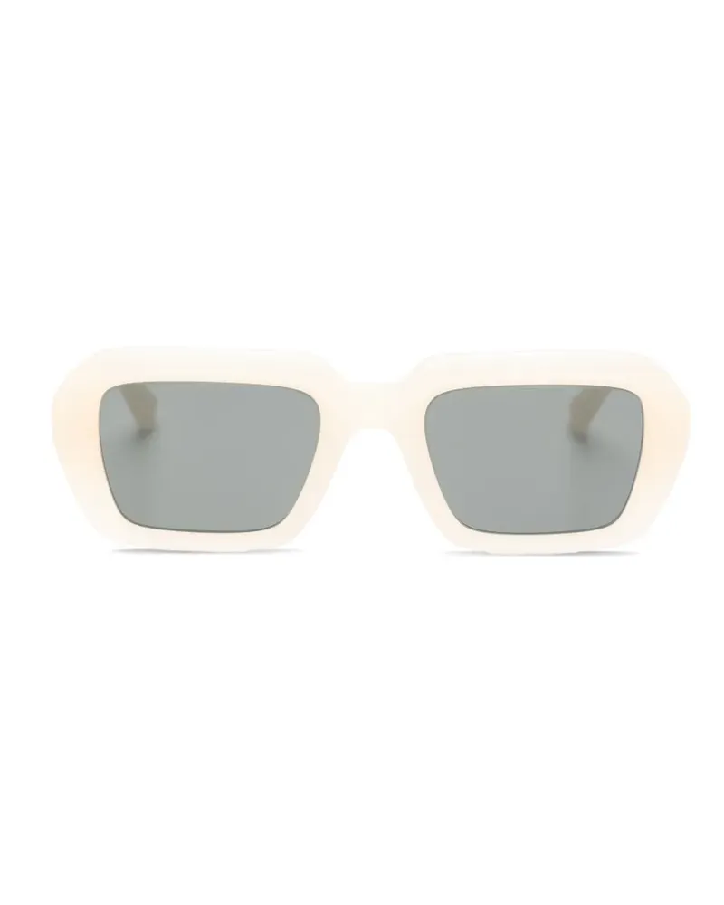 Mykita Nima Sonnenbrille mit eckigem Gestell - Nude Nude
