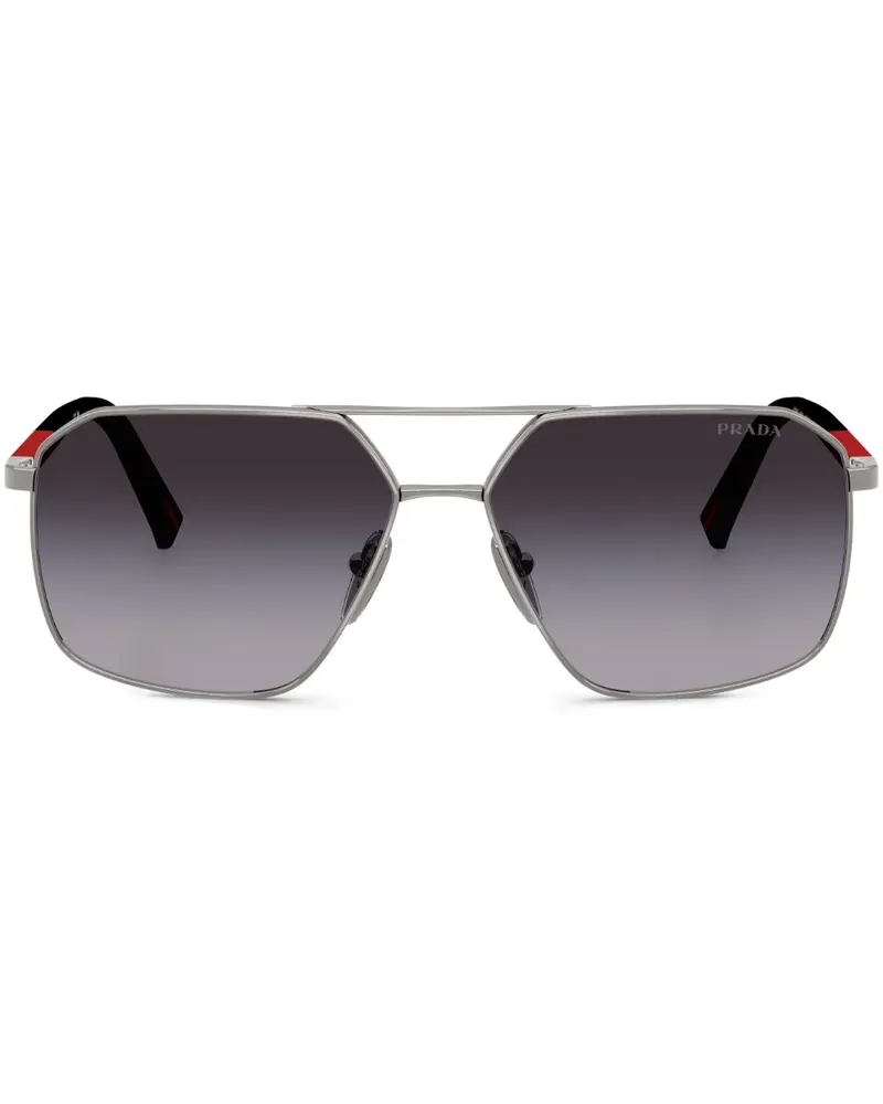 Prada Linea Rossa Sonnenbrille - Silber Silber