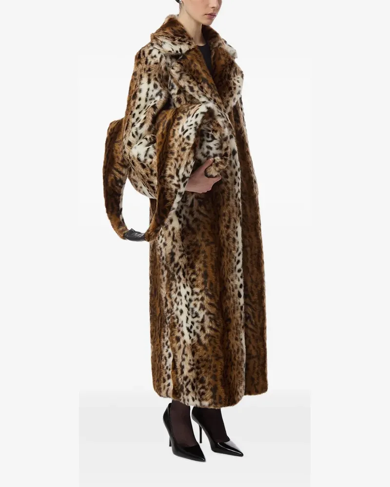 APPARIS Maxi Colette Schultertasche mit Leopardenprint - Braun Braun
