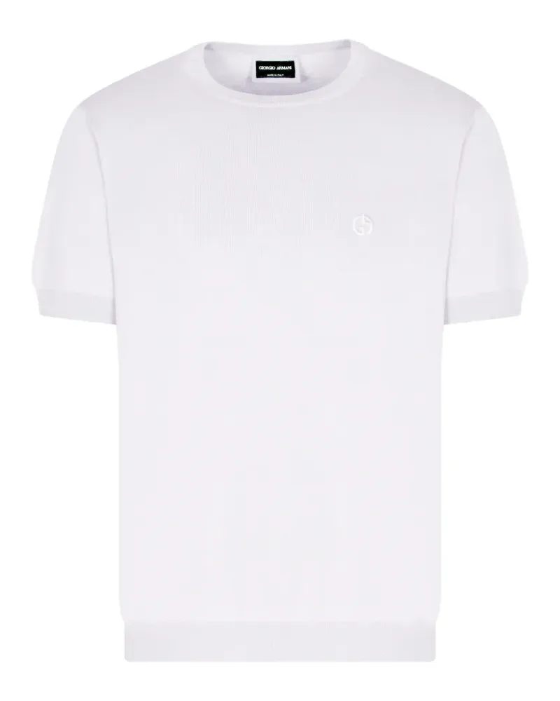 Giorgio Armani T-Shirt mit Rundhalsausschnitt - Grau Grau