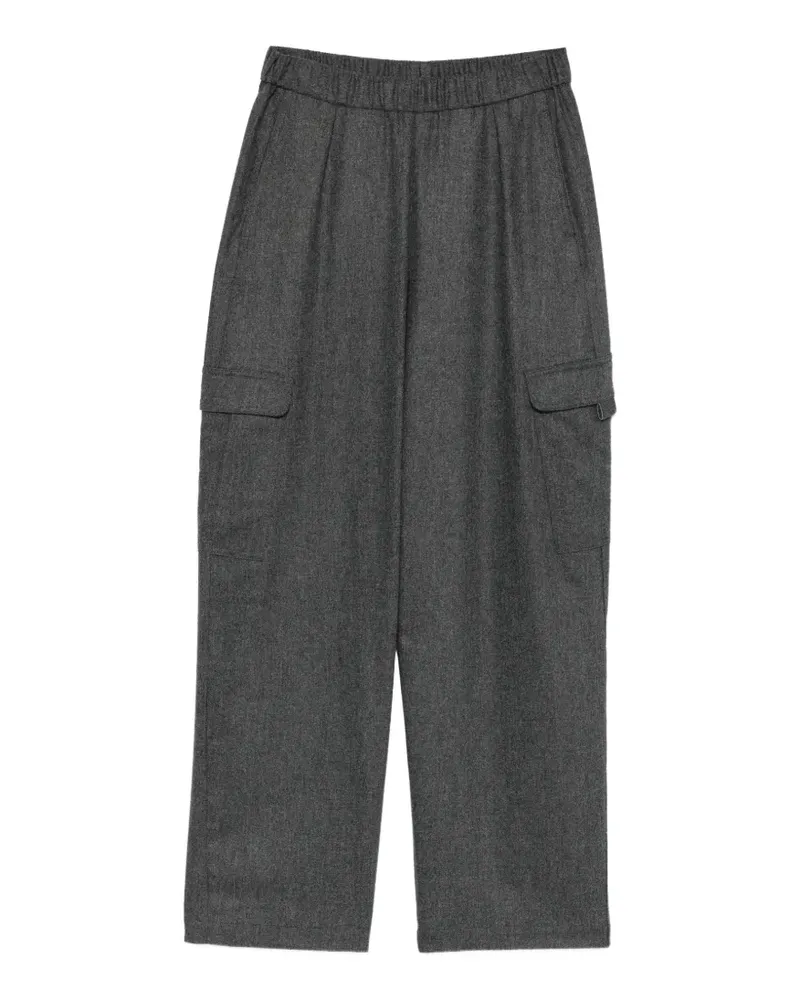 Fabiana Filippi Cargohose mit Stretchbund - Grau Grau