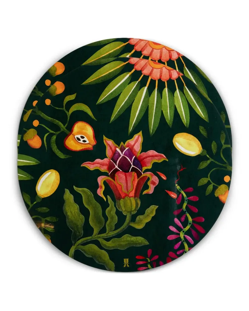 La DoubleJ Disk Tischsets (2er-Set) - Grün Grün