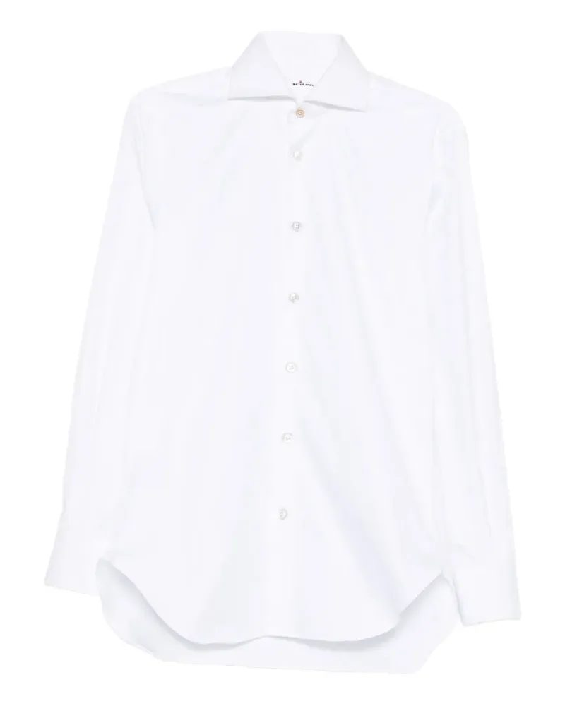 Kiton long-sleeve button-up shirt - Weiß Weiß