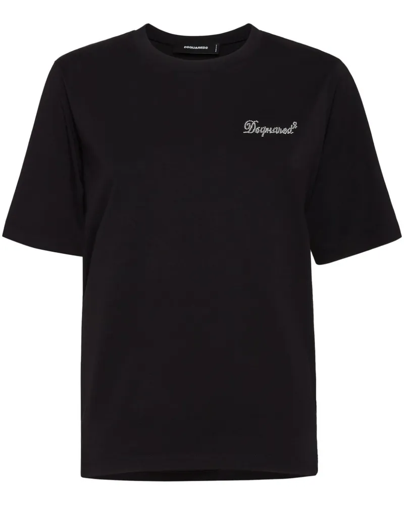 Dsquared2 Klassisches T-Shirt - Schwarz Schwarz