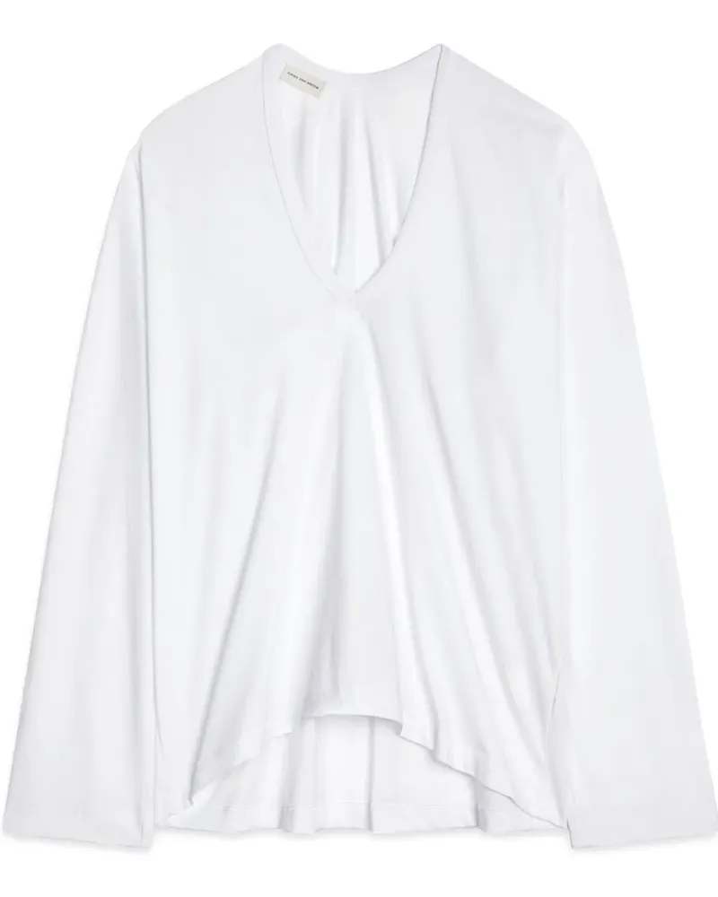 Dries van Noten Klassisches T-Shirt - Weiß Weiß