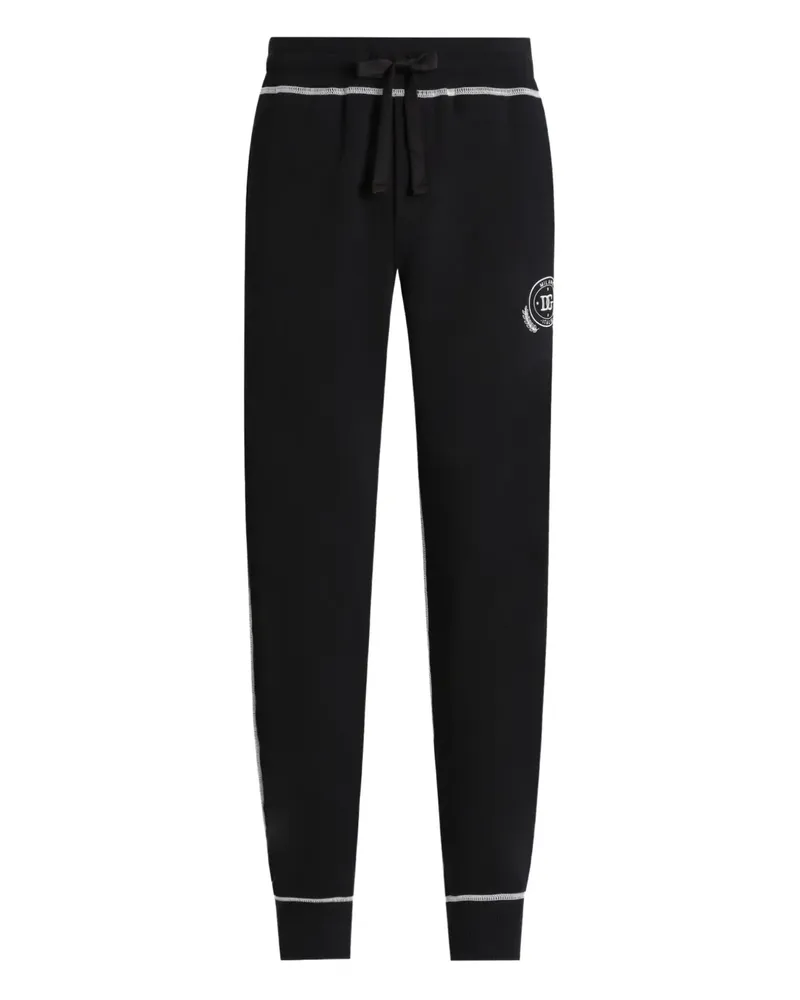 Dolce & Gabbana Jogginghose aus Baumwolle - Schwarz Schwarz