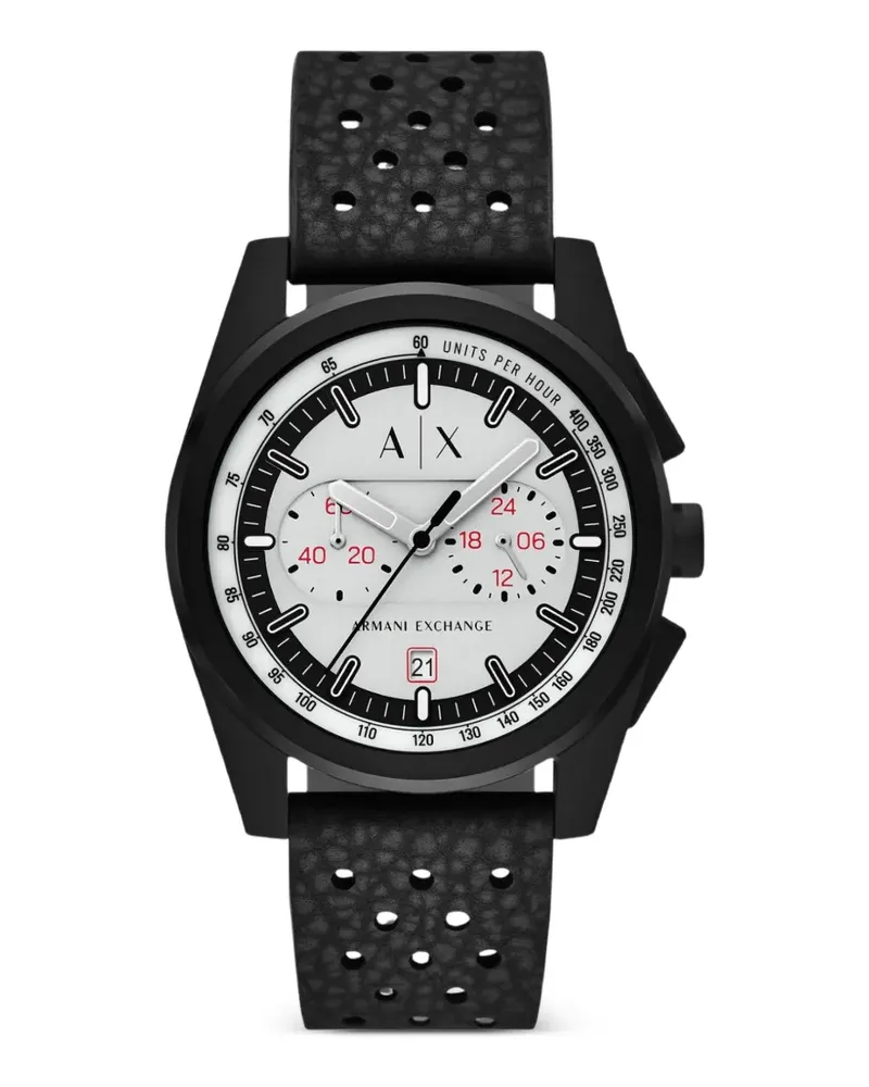 Armani Exchange logo-detail mm watch - Grau Grau