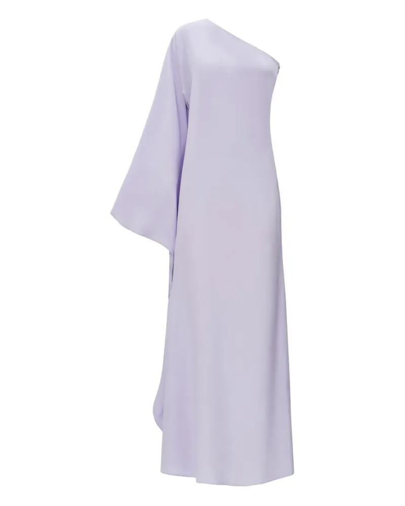 Taller Marmo Drapierte One-Shoulder-Robe - Violett Violett