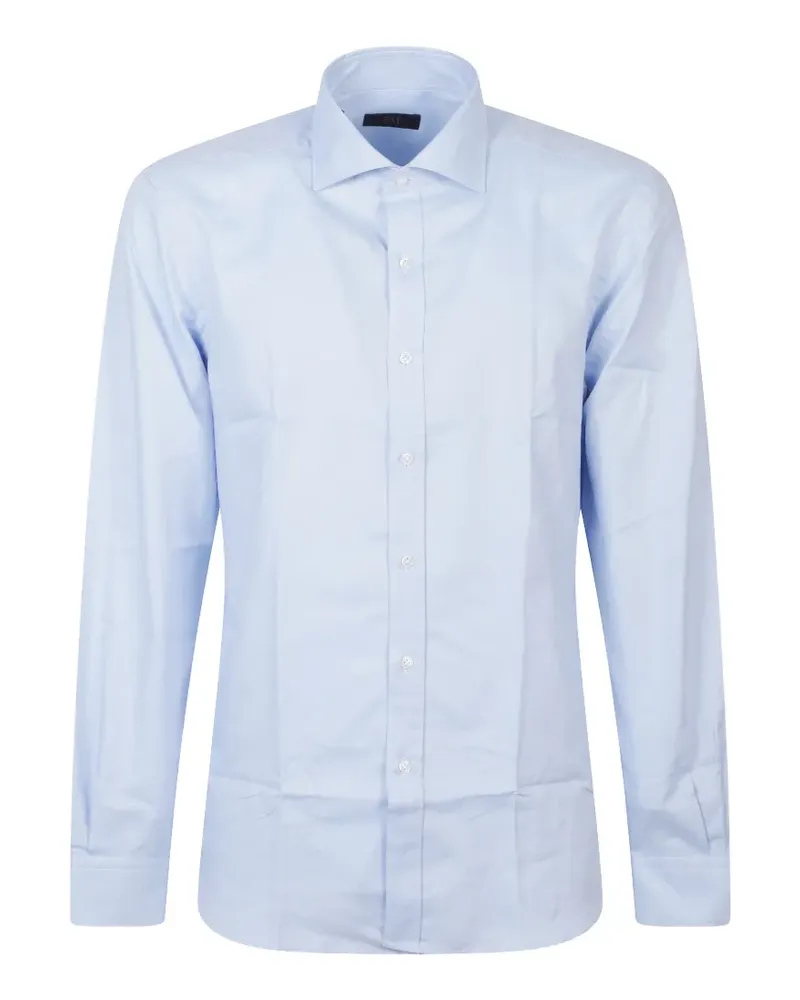 Fay Langärmeliges Hemd - Blau Blau