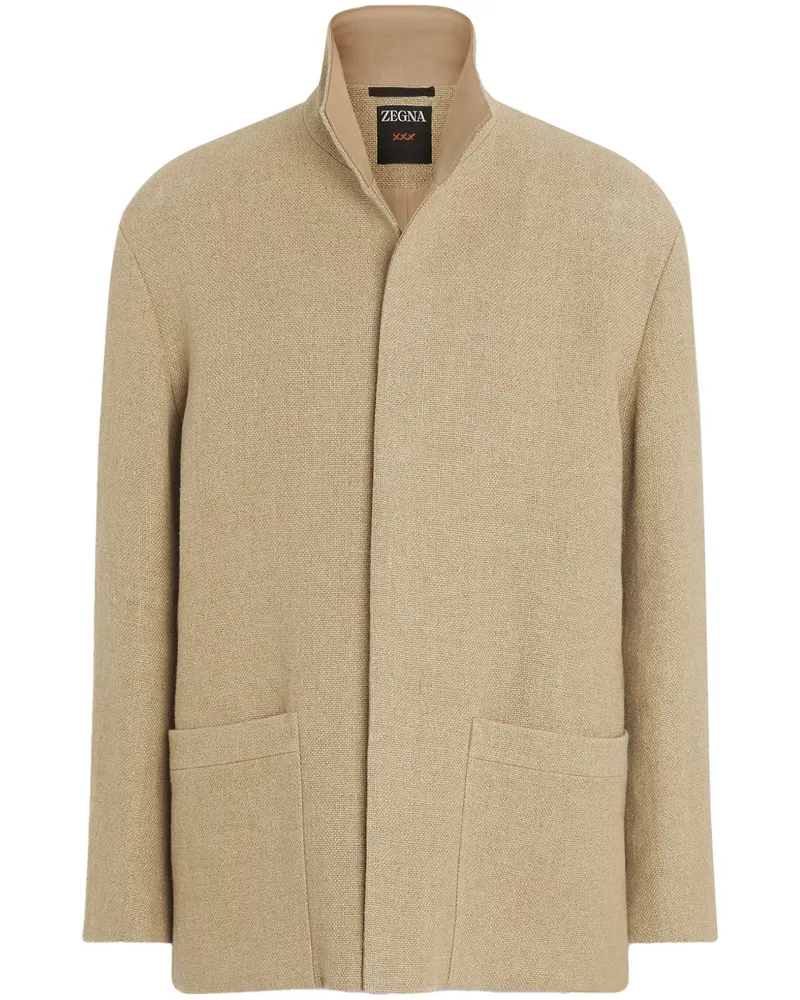 Ermenegildo Zegna Jacke aus Leinen - Nude Nude