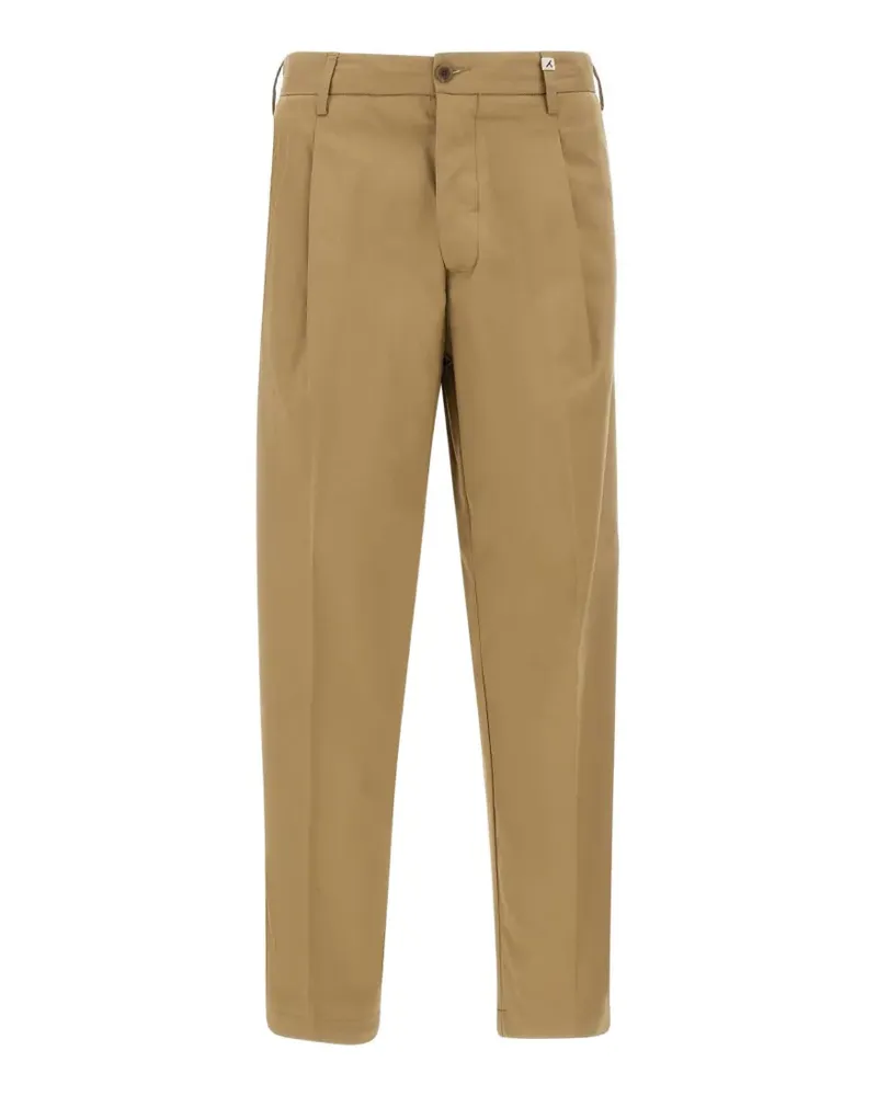 MYTHS pleats flap trousers - Nude Nude