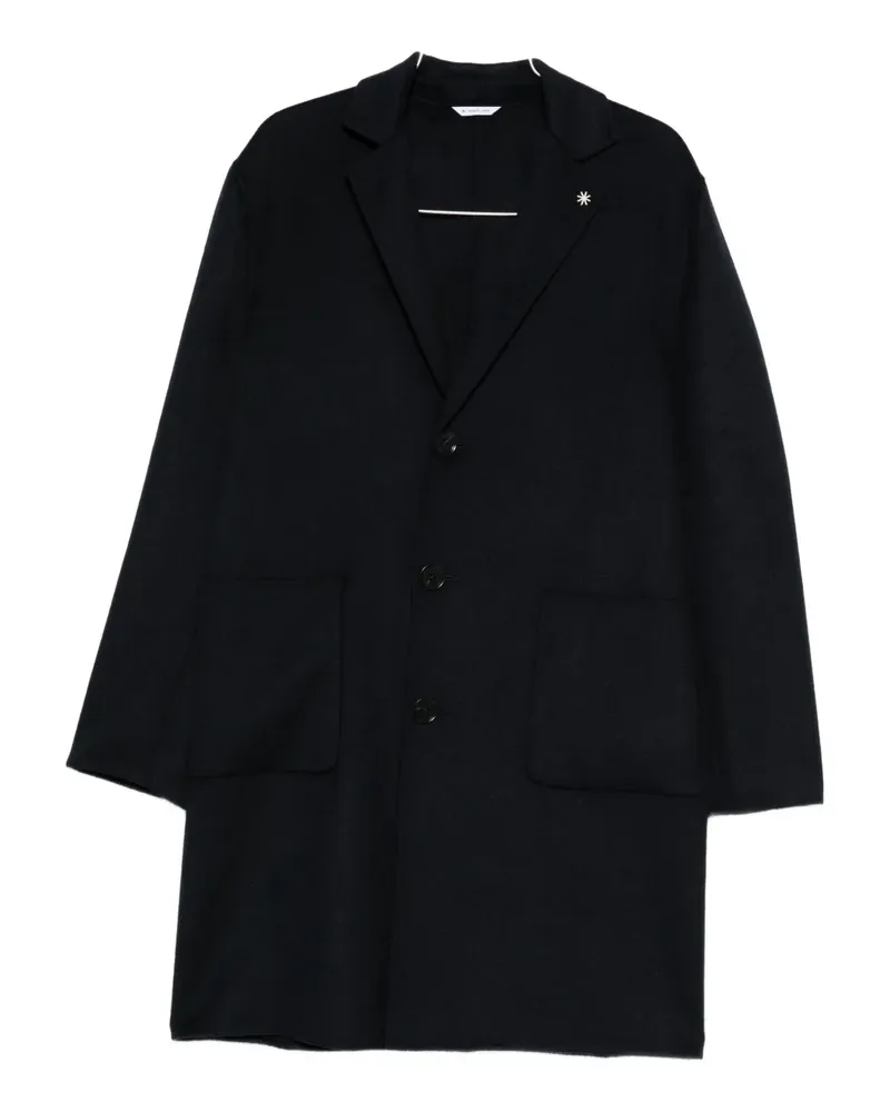 Manuel Ritz single-breasted coat - Schwarz Schwarz
