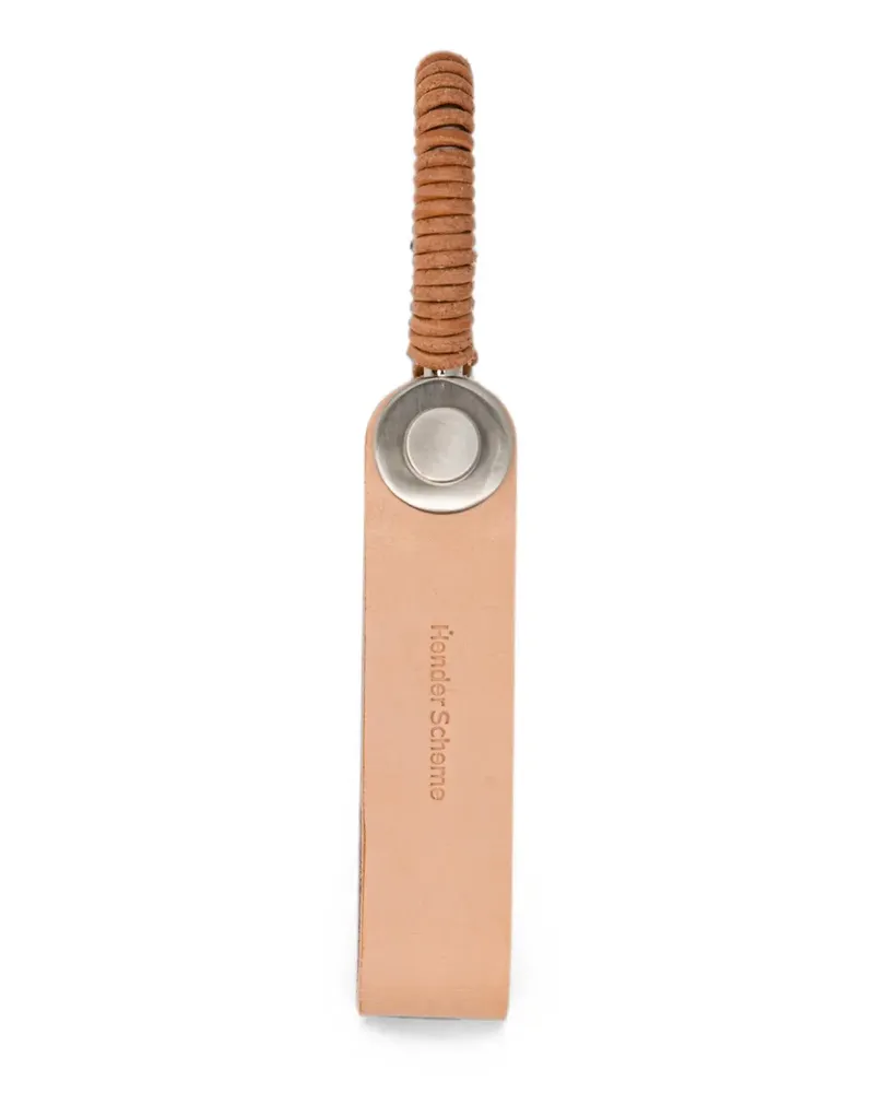 Hender Scheme Schlüsselanhänger mit Logo-Prägung - Nude Nude