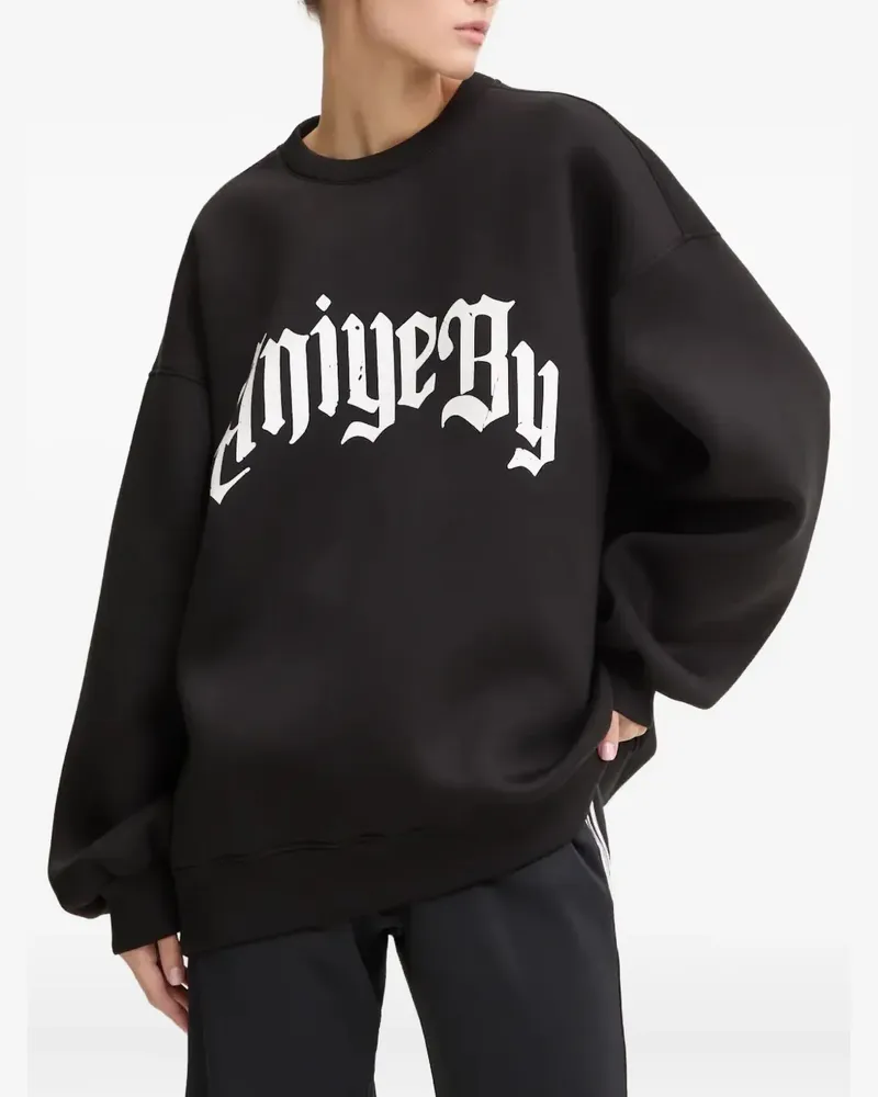 Aniye By Sweatshirt mit Logo-Print - Schwarz Schwarz