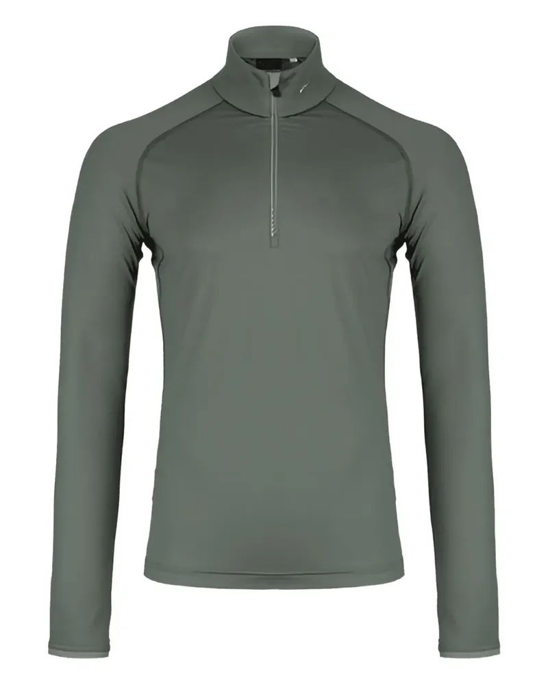 Kjus Langarmshirt mit Reißverschluss - Grün Grün