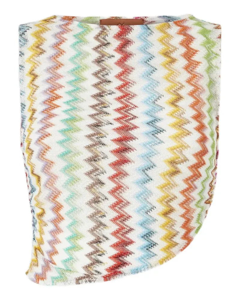 Missoni Oberteil mit Zickzackmuster - Weiß Weiß