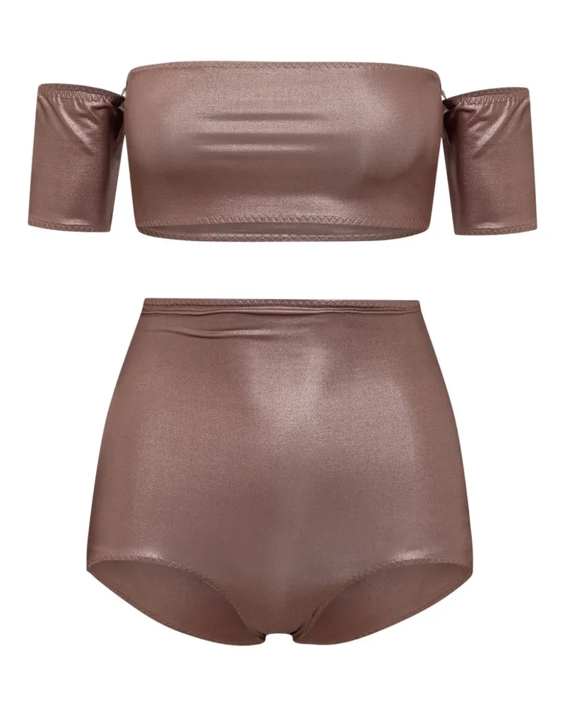 Alessandro Vigilante Shiny Bikini - Braun Braun