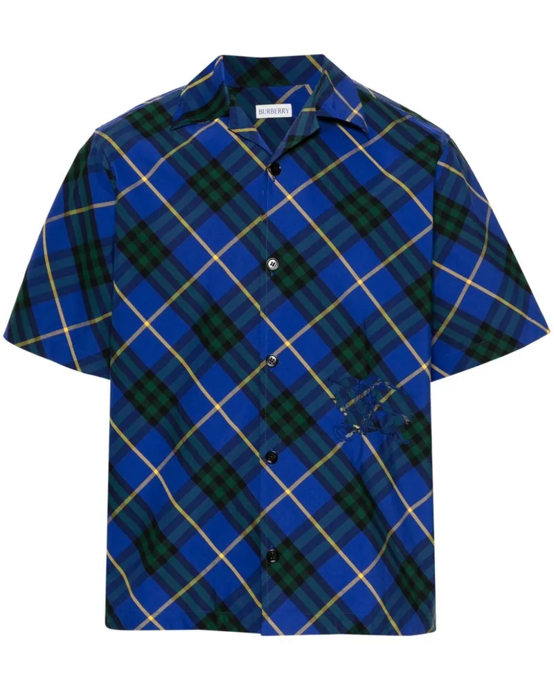 Burberry Kariertes Hemd - Blau Blau