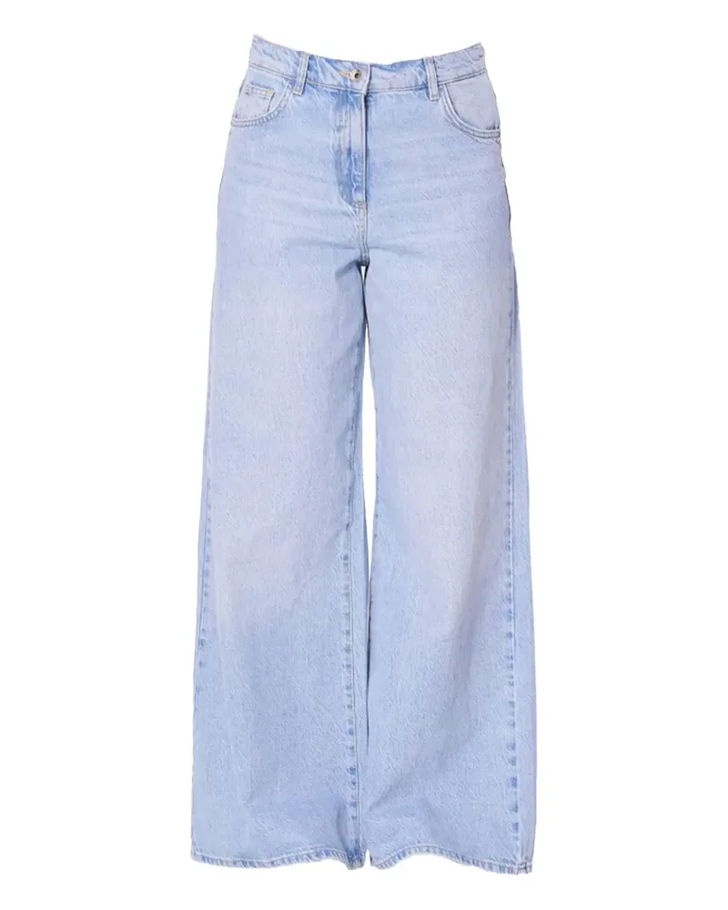 Patrizia Pepe Bestickte Jeans - Blau Blau