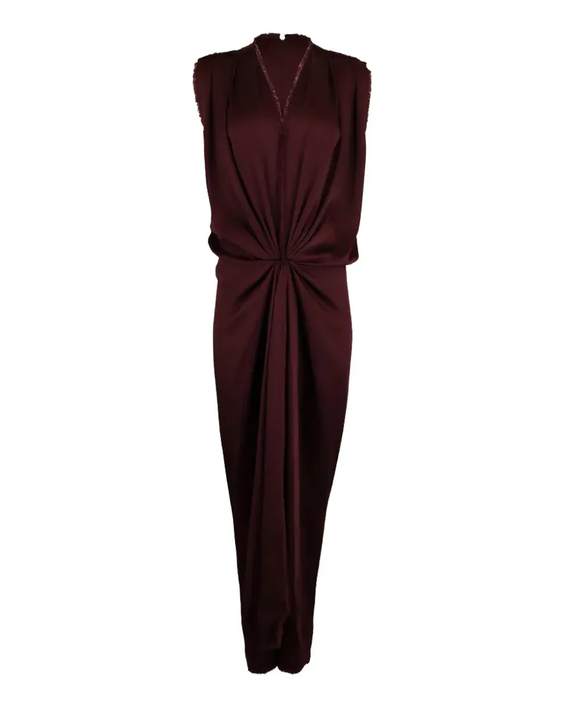Michael Kors draped maxi dress - Rot Rot