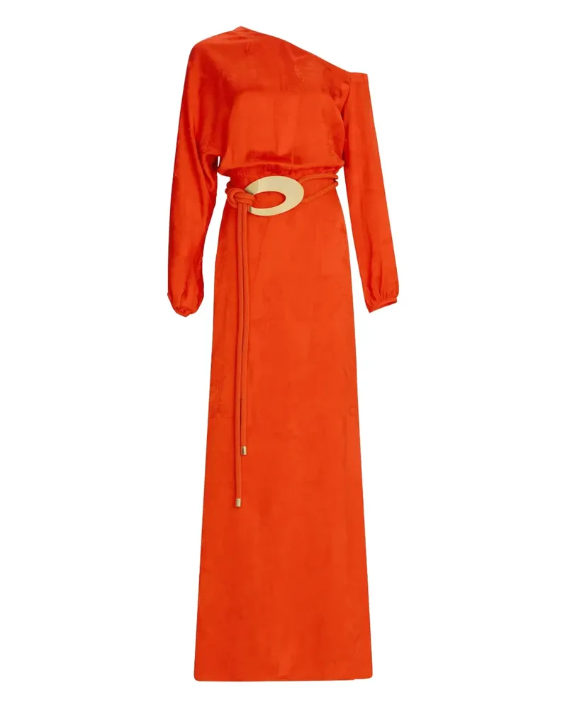 Silvia Tcherassi Elga Maxikleid - Orange Orange