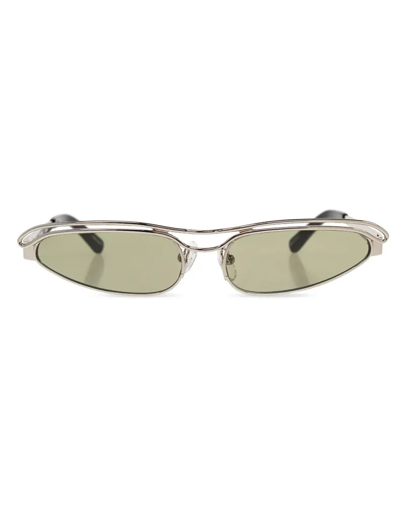 ATTICO Brille mit Cat-Eye-Gestell - Silber Silber
