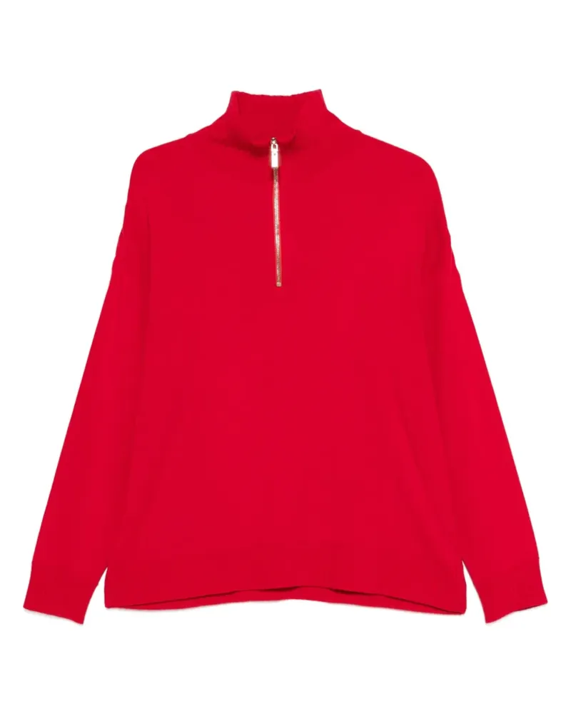 NEERA Pullover mit Reißverschluss - Rot Rot