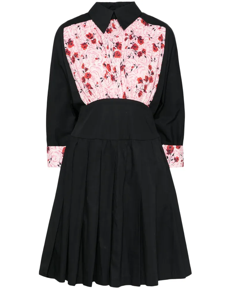 BATSHEVA Goldie Minikleid - Schwarz Schwarz