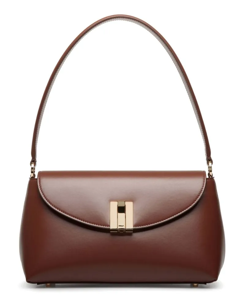 Bally Ollam Schultertasche aus Leder - Braun Braun