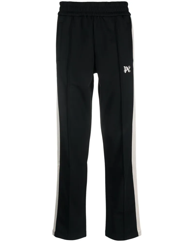 Palm Angels Jogginghose mit Monogramm-Stickerei - Schwarz Schwarz