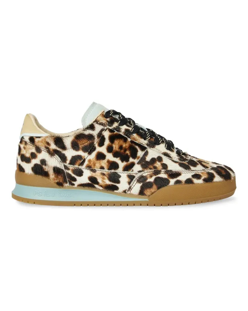 Paul Smith Dover leopard-print sneakers - Nude Nude