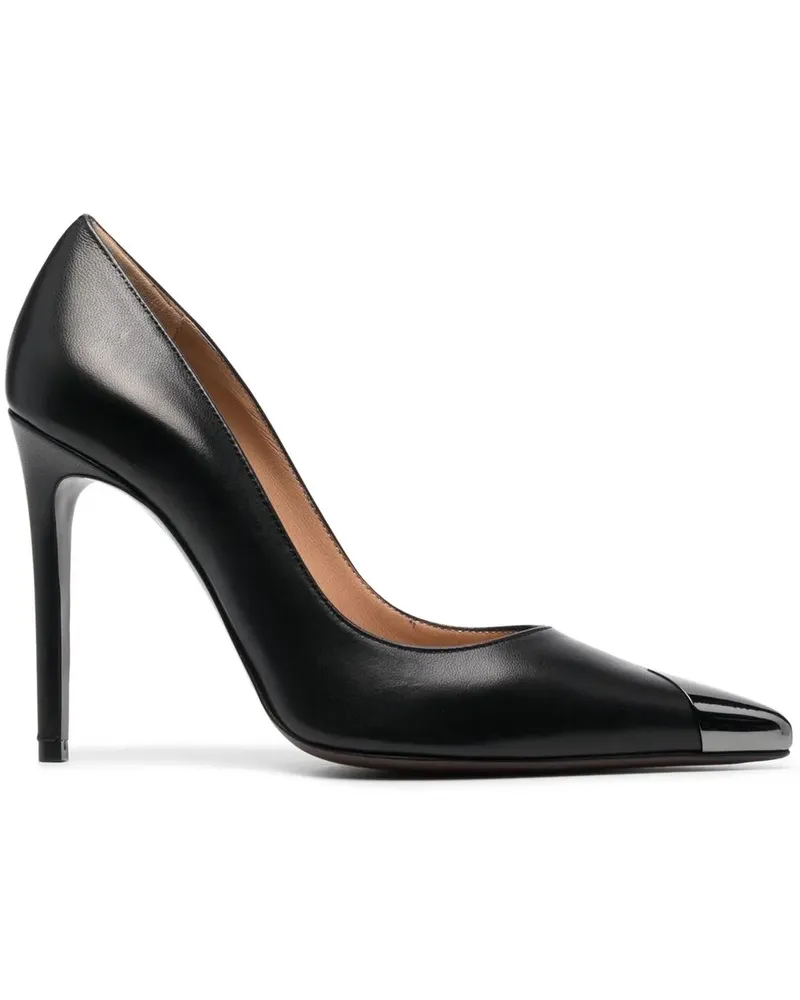 FESTA Milano Pumps mit spitzer Kappe 100mm - Schwarz Schwarz
