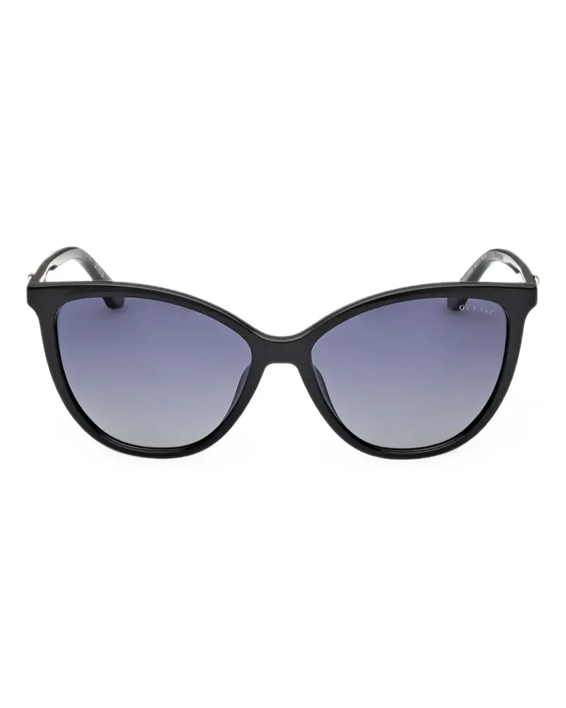 Guess Polarisierte Cat-Eye-Sonnenbrille - Schwarz Schwarz